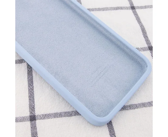 Чехол Silicone Case Square Full Camera Protective (AA) для Apple iPhone XR (6.1") Голубой / Mist blue