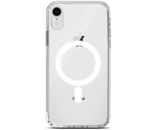 Чехол TPU Clear Case with MagSafe для Apple iPhone XR (6.1") Clear