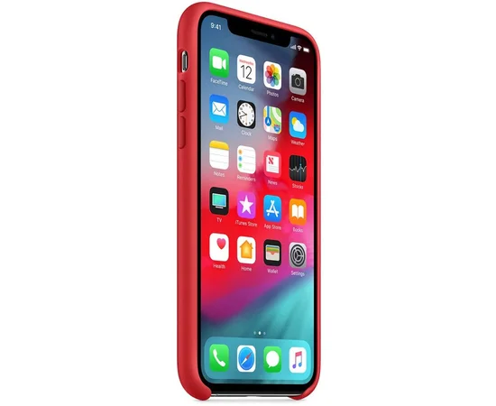 Чехол Silicone Case (AA) для Apple iPhone XR (6.1") Красный / Red