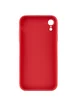 Силиконовый чехол Candy Full Camera для Apple iPhone XR (6.1") Красный / Camellia
