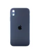 TPU+Glass чехол Matte Candy Full camera для Apple iPhone XR (6.1") Синий