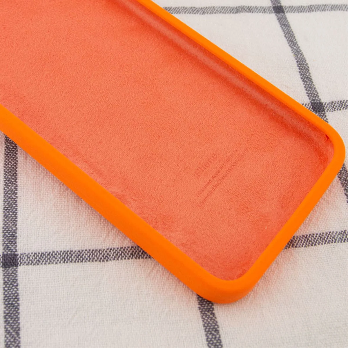 Чохол Silicone Case Square Full Camera Protective (AA) для Apple iPhone XR (6.1 ") Помаранчевий / Bright Orange
