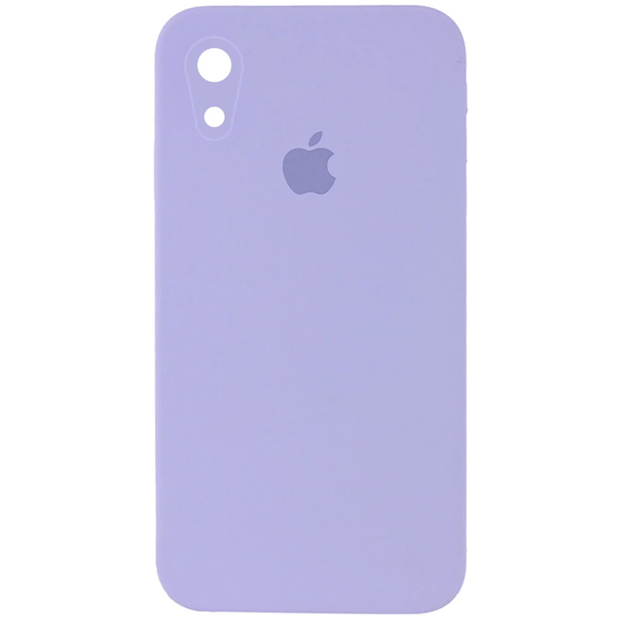 Чехол Silicone Case Square Full Camera Protective (AA) для Apple iPhone XR (6.1") Сиреневый / Dasheen