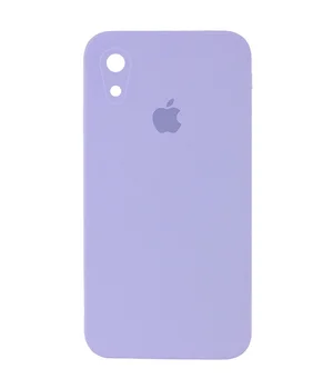 Чохол Silicone Case Square Full Camera Protective (AA) для Apple iPhone XR (6.1 ") Бузковий / Dasheen