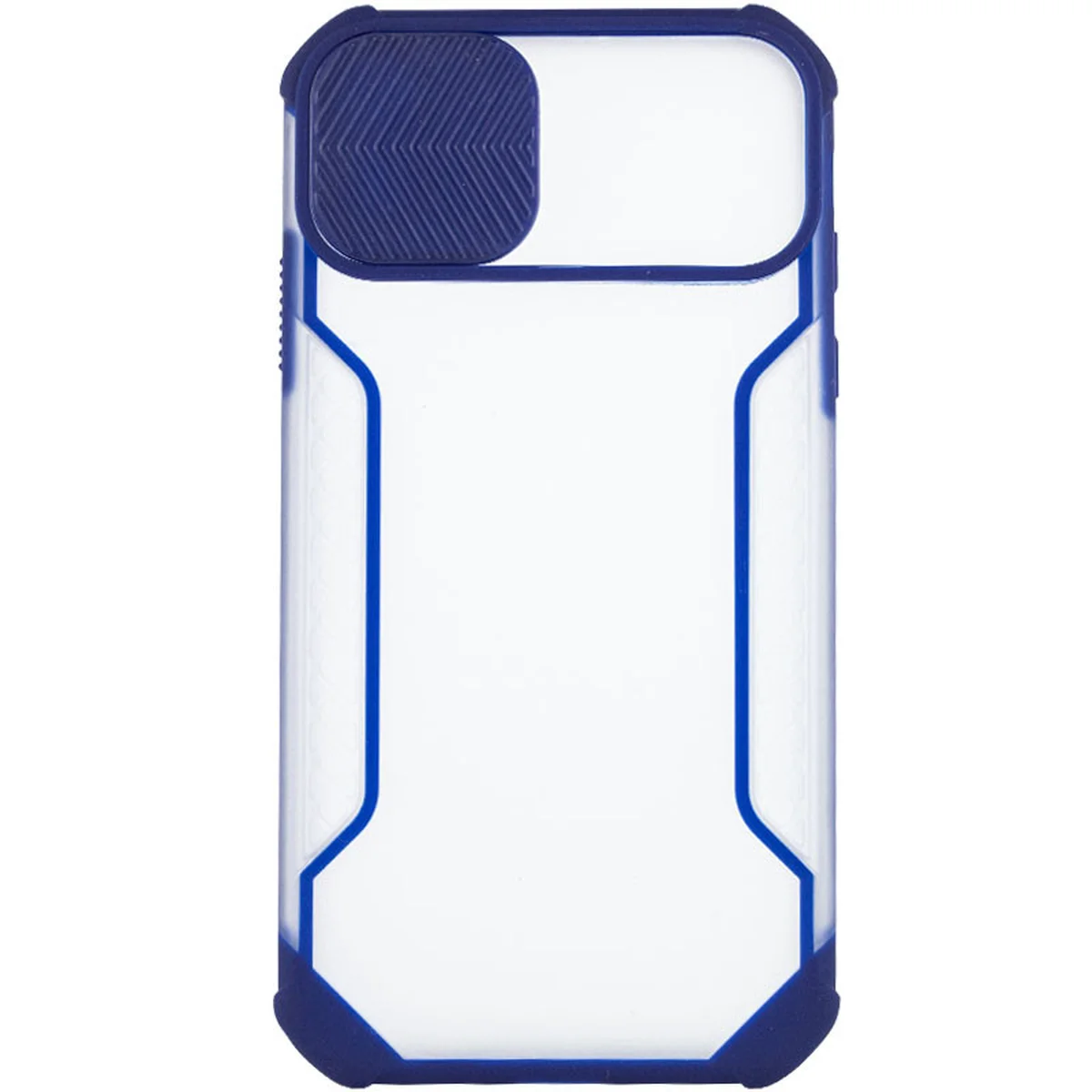 Чохол Camshield matte Ease TPU зі шторкою для iPhone XR (6.1") Синій