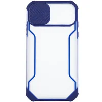 Чохол Camshield matte Ease TPU зі шторкою для iPhone XR (6.1") Синій