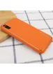 Кожаный чехол Xshield для Apple iPhone XR (6.1") Оранжевый / Apricot