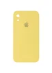 Чехол Silicone Case Square Full Camera Protective (AA) для Apple iPhone XR (6.1") Желтый / Canary Yellow