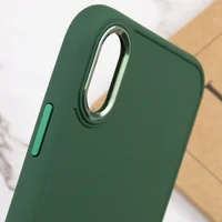 TPU чехол Bonbon Metal Style для Apple iPhone XR (6.1") Зеленый / Army green