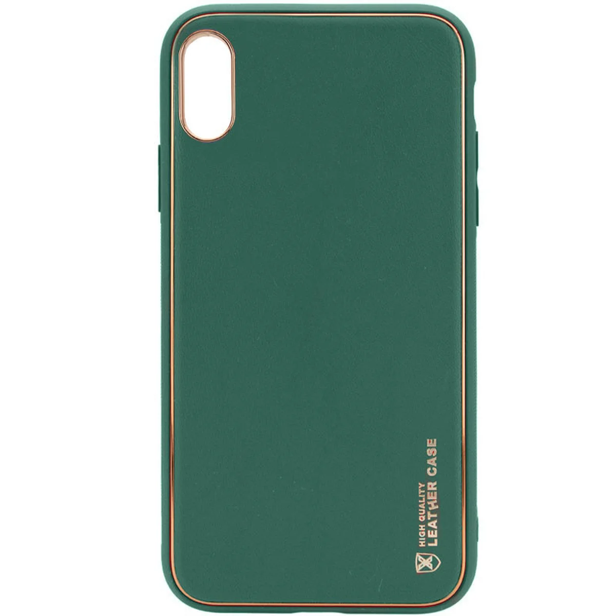 Кожаный чехол Xshield для Apple iPhone XR (6.1") Зеленый / Army green