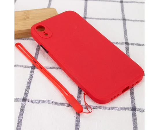Чехол TPU Square Full Camera для Apple iPhone XR (6.1") Красный