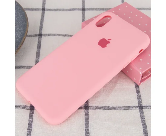 Чехол Silicone Case Full Protective (AA) для Apple iPhone XR (6.1") Розовый / Pink