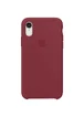 Чехол Silicone Case (AA) для Apple iPhone XR (6.1") Бордовый / Maroon