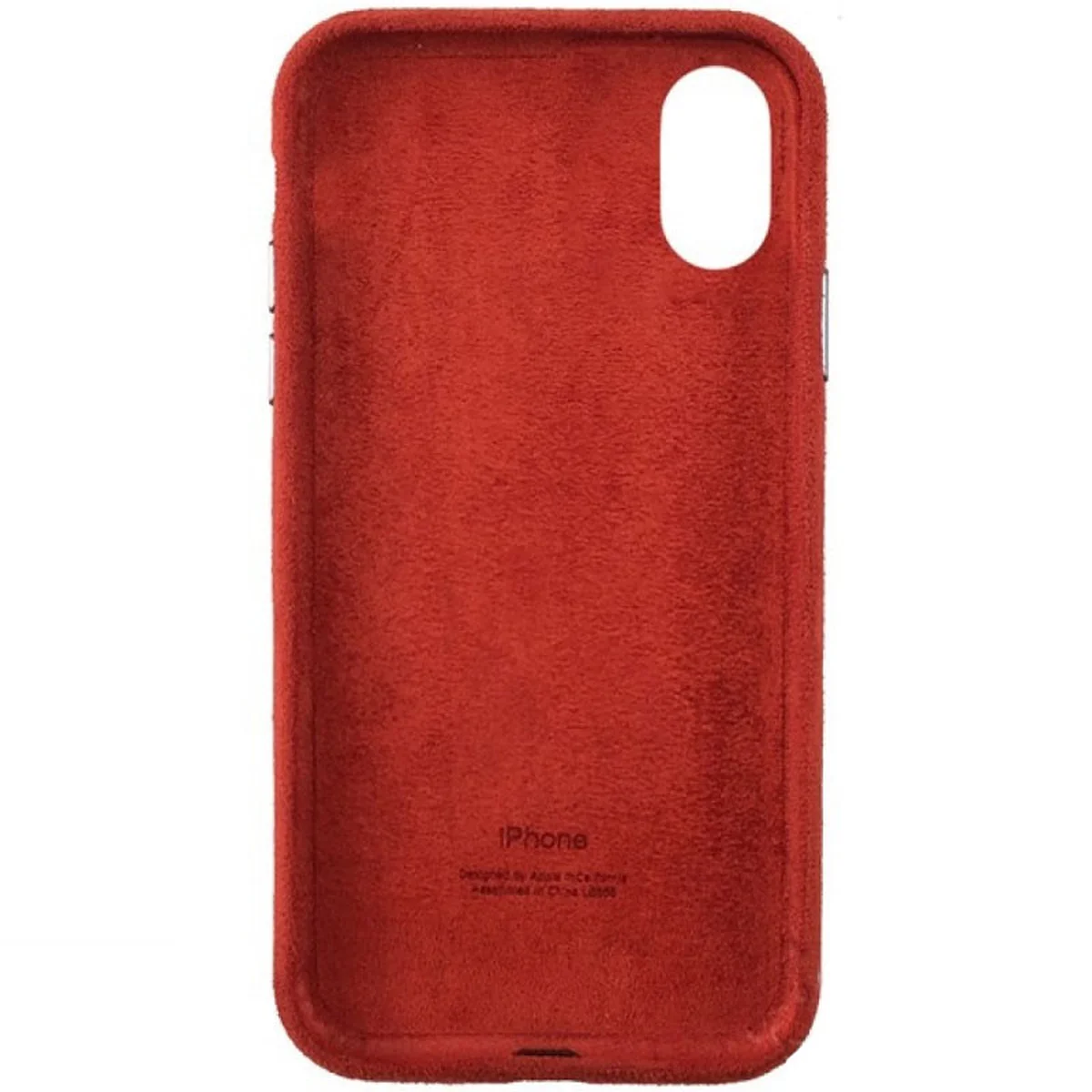 Чехол ALCANTARA Case Full для Apple iPhone XR (6.1") Красный