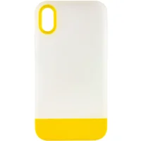 Чехол TPU+PC Bichromatic для Apple iPhone XR (6.1") Matte / Yellow