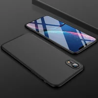 Пластикова накладка GKK LikGus 360 градусів (opp) для Apple iPhone XR (6.1") Чорний