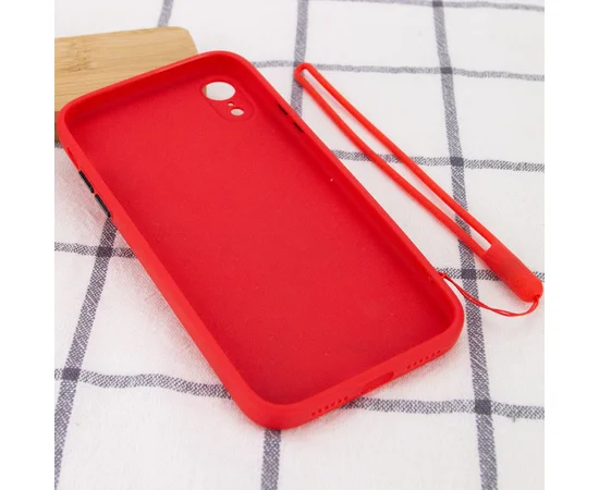 Чехол TPU Square Full Camera для Apple iPhone XR (6.1") Красный