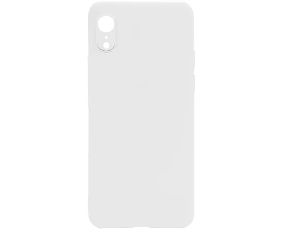 Силиконовый чехол Candy Full Camera для Apple iPhone XR (6.1") Белый / White