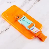 Чохол Handfree з кольоровим ремінцем для Apple iPhone XR (6.1") Помаранчевий