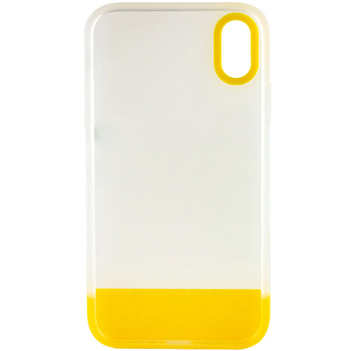Чехол TPU+PC Bichromatic для Apple iPhone XR (6.1") Matte / Yellow