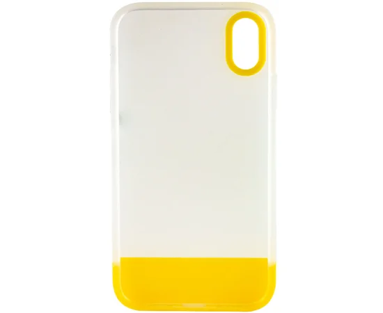 Чехол TPU+PC Bichromatic для Apple iPhone XR (6.1") Matte / Yellow