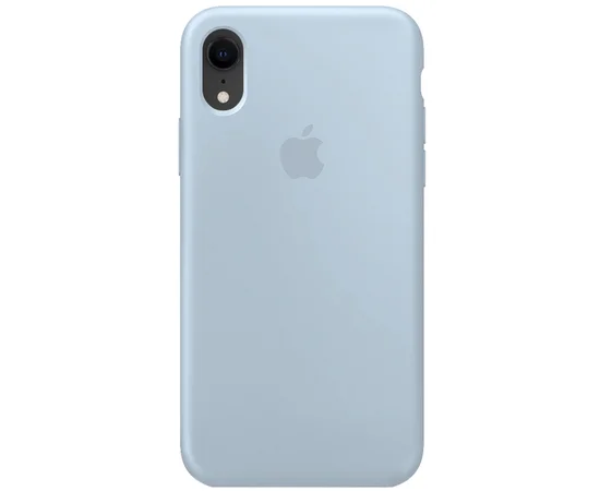 Чехол Silicone Case Full Protective (AA) для Apple iPhone XR (6.1") Голубой / Mist blue