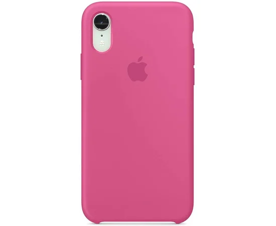 Чехол Silicone case (AAA) для Apple iPhone XR (6.1") Малиновый / Dragon Fruit