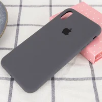 Чохол Silicone Case Full Protective (AA) для Apple iPhone XR (6.1 ") Сірий / Dark Grey