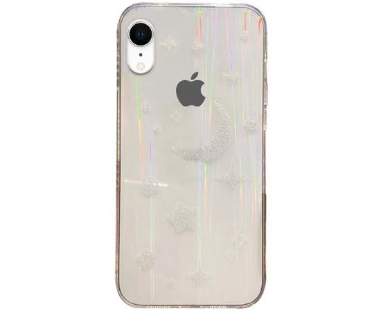 TPU+Glass чехол Aurora Space для Apple iPhone XR (6.1") Месяц
