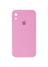 Чехол Silicone Case Square Full Camera Protective (AA) для Apple iPhone XR (6.1") Розовый / Light pink