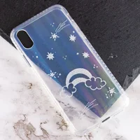 TPU + Glass чохол Aurora Space для Apple iPhone XR (6.1 ") Радуга