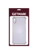 TPU чехол GETMAN Ease logo усиленные углы для Apple iPhone XR (6.1") Серый (прозрачный)