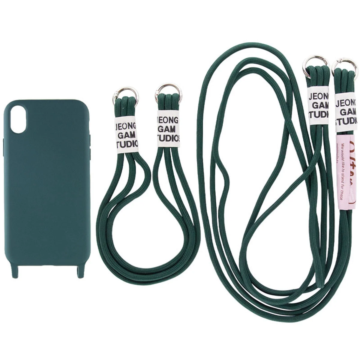 Чохол TPU two straps California для Apple iPhone XR (6.1") Зелений / Forest green