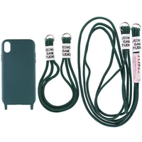 Чохол TPU two straps California для Apple iPhone XR (6.1") Зелений / Forest green