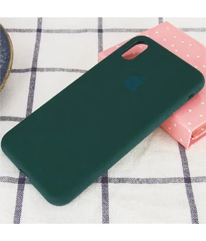 Чохол Silicone Case Full Protective (AA) для Apple iPhone XR (6.1 ") Зелений / Army green