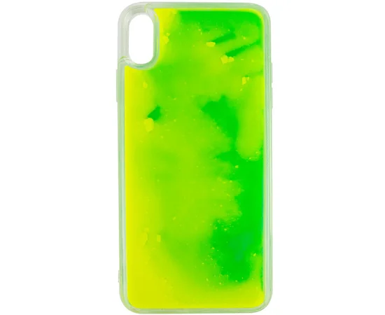 Неоновый чехол Neon Sand glow in the dark для Apple iPhone XR (6.1") Зеленый