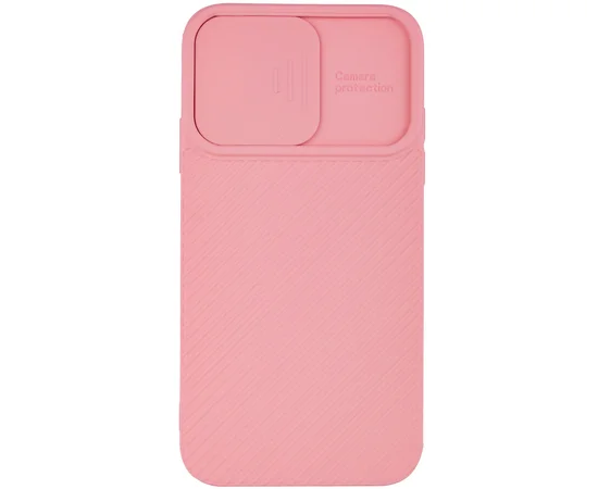 Чехол Camshield Square TPU со шторкой для камеры для Apple iPhone XR (6.1") Rose Gold