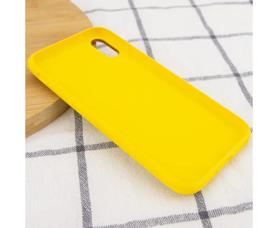 Кожаный чехол Xshield для Apple iPhone XR (6.1") Желтый / Yellow