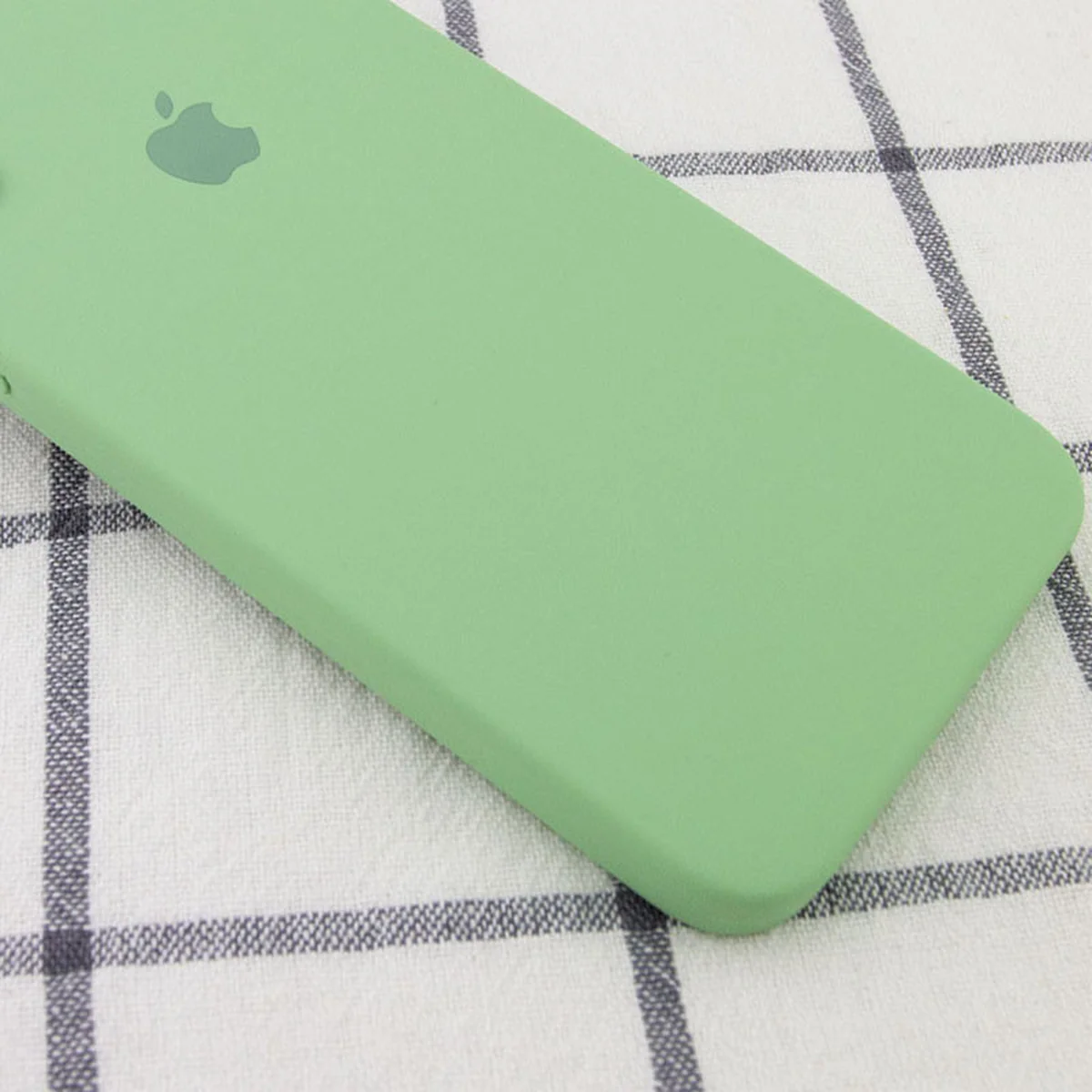 Чехол Silicone Case Square Full Camera Protective (AA) для Apple iPhone XR (6.1") Мятный / Mint
