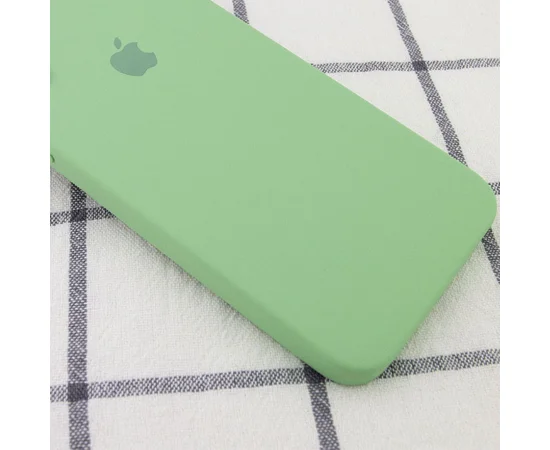 Чохол Silicone Case Square Full Camera Protective (AA) для Apple iPhone XR (6.1 ") М'ятний / Mint