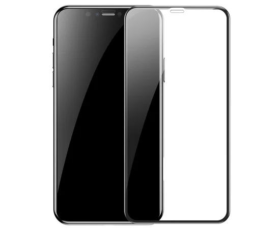 Защитное стекло 3D 9H (full glue)  для Apple iPhone XR / 11 Черное