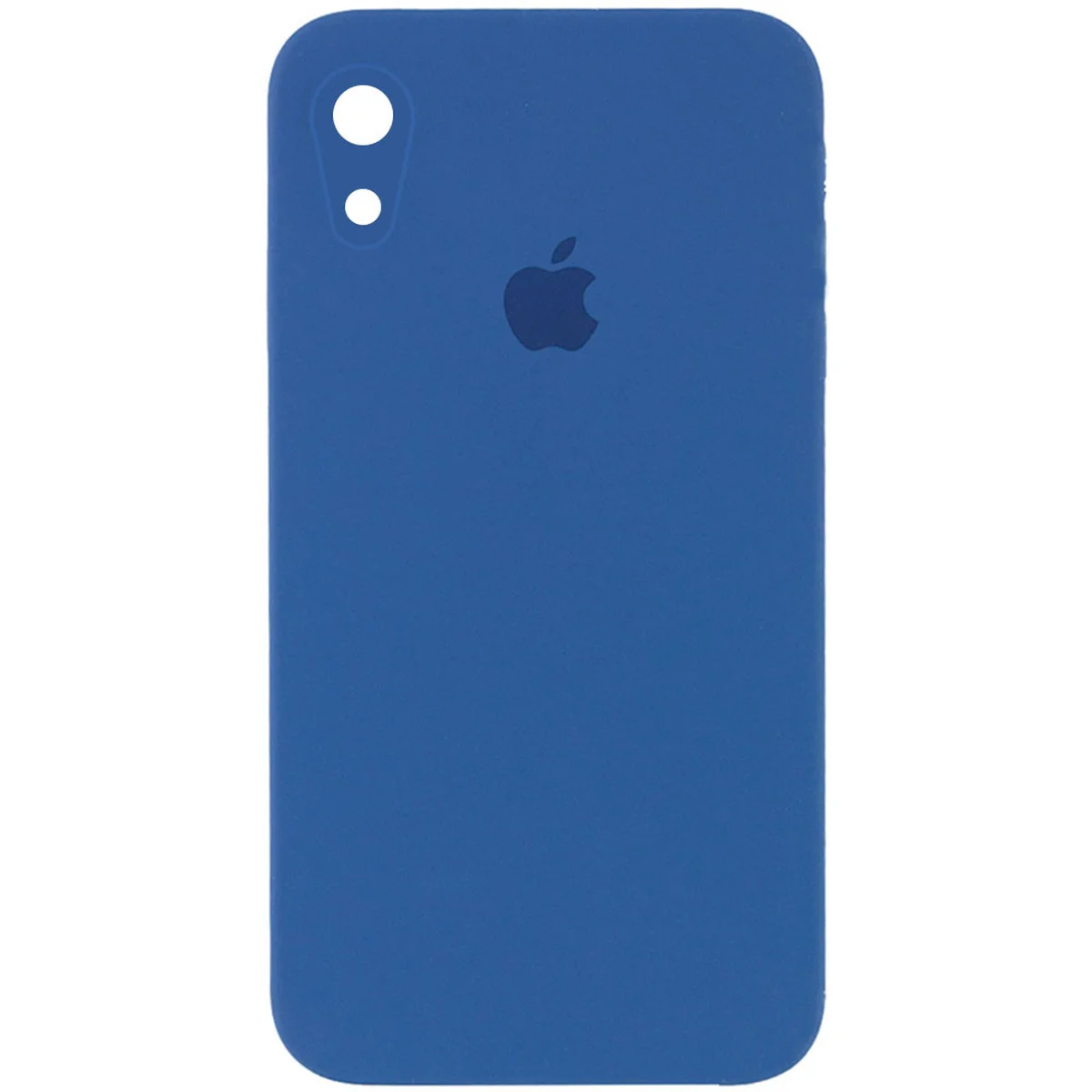 Чохол Silicone Case Square Full Camera Protective (AA) для Apple iPhone XR (6.1 ") Синій / Navy blue