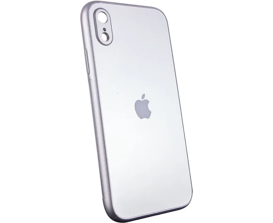 TPU+Glass чехол Matte Candy Full camera для Apple iPhone XR (6.1") Белый