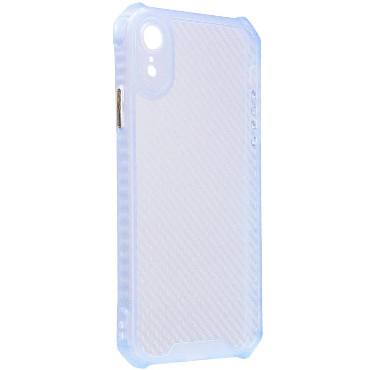 Чехол TPU Ease Carbon color series для Apple iPhone XR (6.1") Синий / Прозрачный