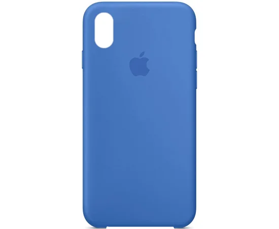 Чехол Silicone Case (AA) для Apple iPhone XR (6.1") Синий / Capri Blue