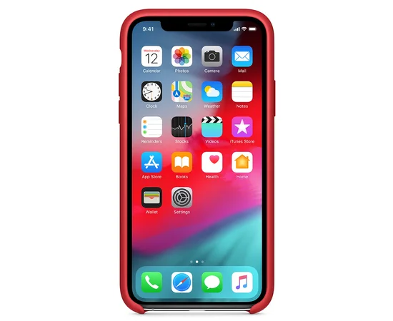 Чехол Silicone Case (AA) для Apple iPhone XR (6.1") Красный / Red