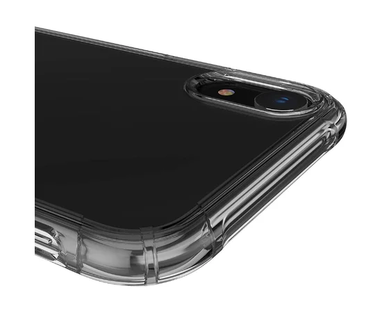 TPU чехол Epic Ease с усиленными углами для Apple iPhone XR (6.1") Черный / Transparent