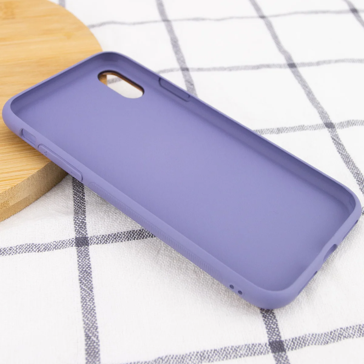 Кожаный чехол Xshield для Apple iPhone XR (6.1") Серый / Lavender Gray