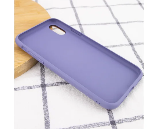 Кожаный чехол Xshield для Apple iPhone XR (6.1") Серый / Lavender Gray