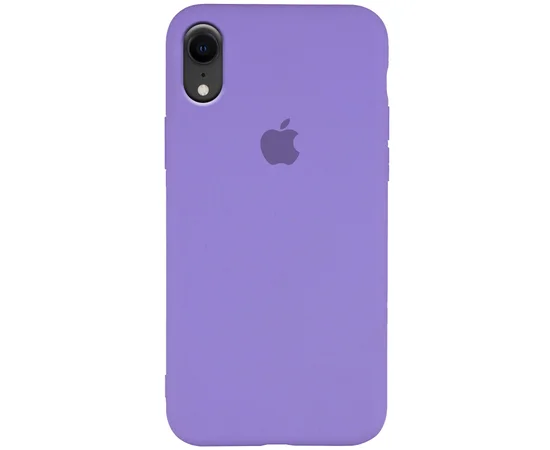 Чехол Silicone Case Slim Full Protective для Apple iPhone XR (6.1") Сиреневый / Dasheen